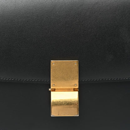 Celine Box Calfskin Medium Classic Box Flap Bag Black 7 of 9