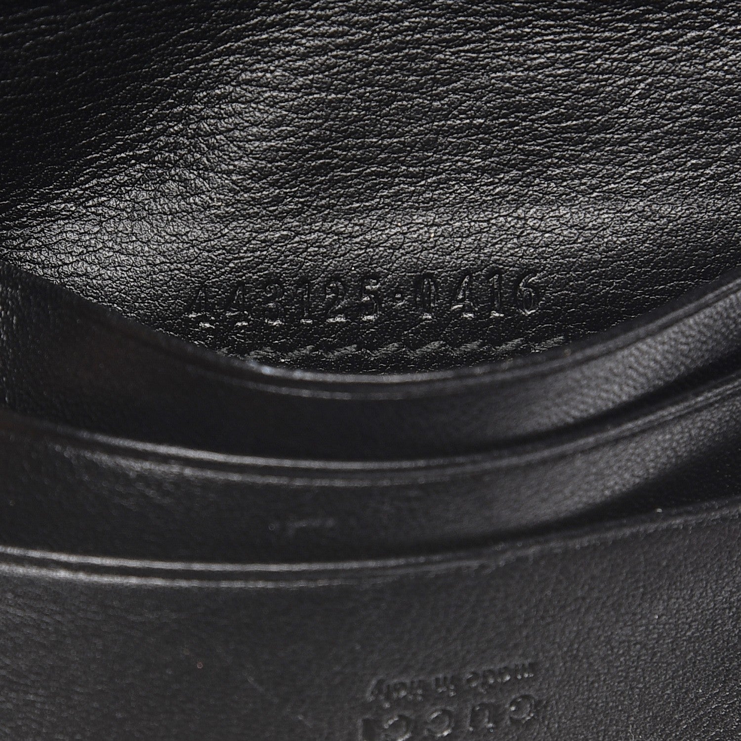 Gucci Calfskin Matelasse GG Marmont Card Case Black 7 of 8