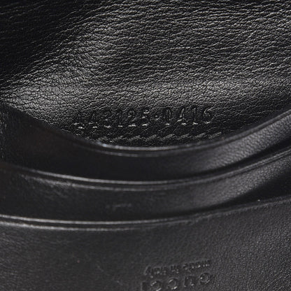 Gucci Calfskin Matelasse GG Marmont Card Case Black 7 of 8
