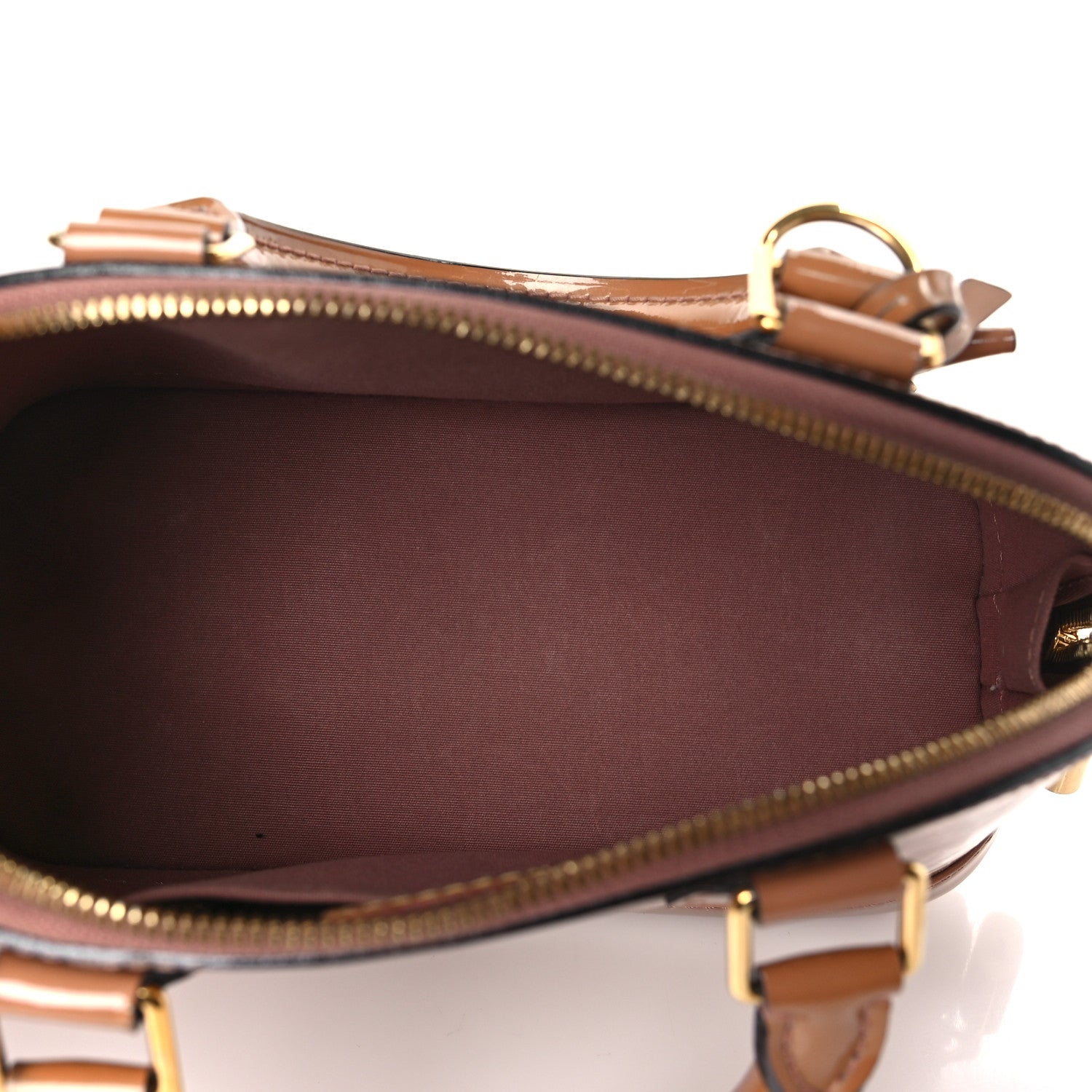 Louis Vuitton Vernis Alma BB Rose Velours 5 of 8