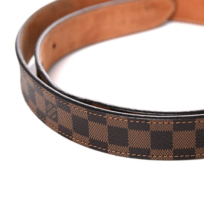 Louis Vuitton Damier Ebene Mini 25mm Belt 80 32 8 of 9