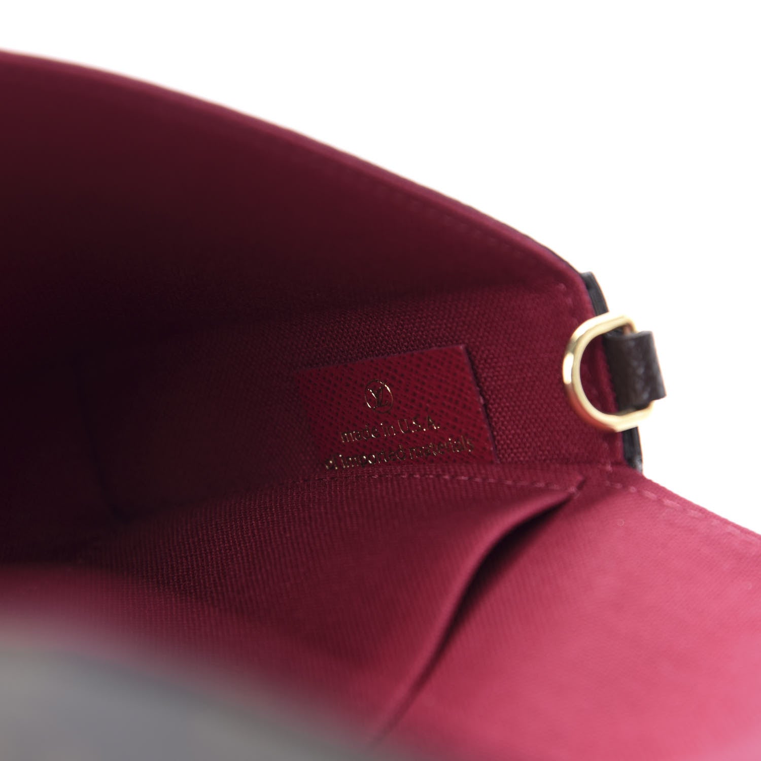 Louis Vuitton Monogram Pochette Felicie Chain Wallet Fuchsia 10 of 13