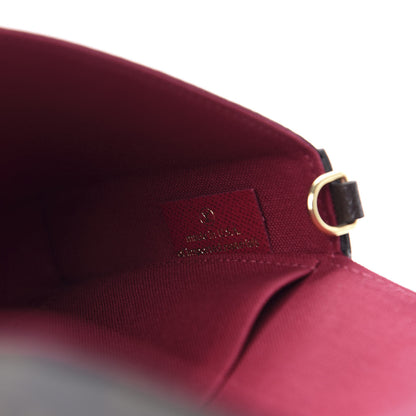 Louis Vuitton Monogram Pochette Felicie Chain Wallet Fuchsia 10 of 13