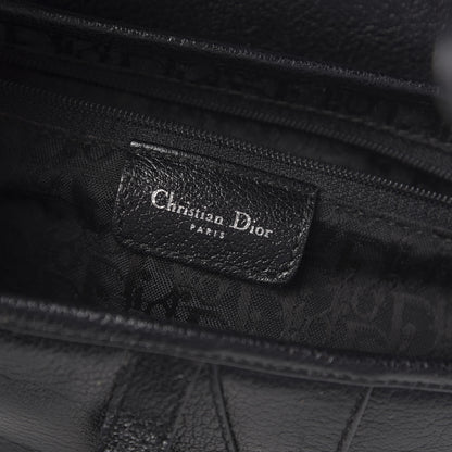 Christian Dior Calfskin Saddle Bag Black 6 of 10