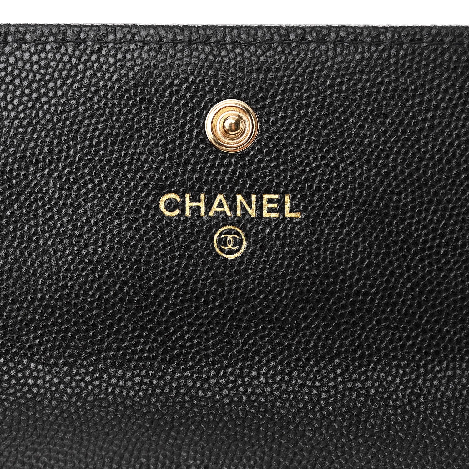 Chanel Caviar Quilted Large Boy Gusset Flap Wallet Black 6 of 9