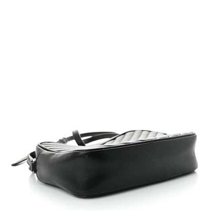 Saint Laurent Calfskin Matelasse Monogram Lou Camera Bag Black 4 of 12