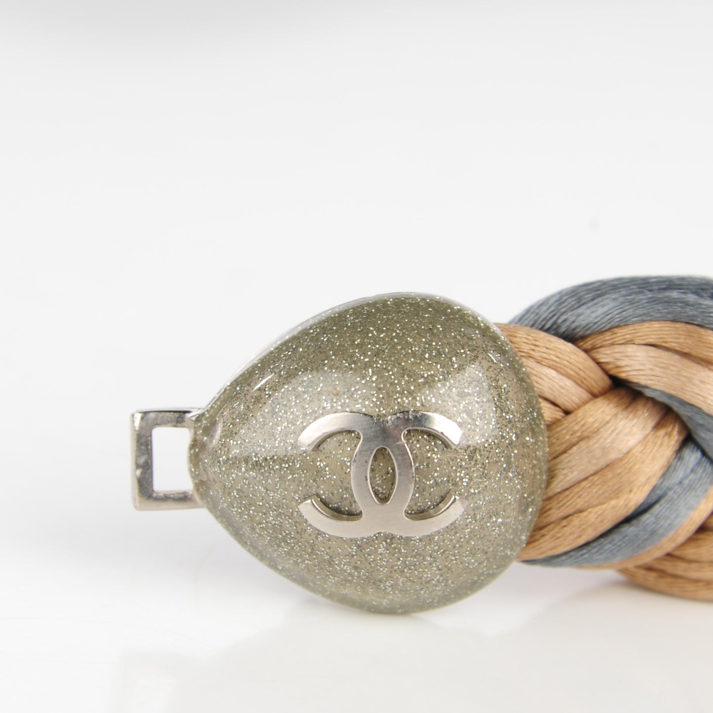 Satin Braided Resin CC Belt 90 36 Blue Gold