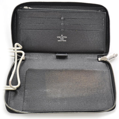 Louis Vuitton Epi Zippy Organizer Wallet Black 4 of 6