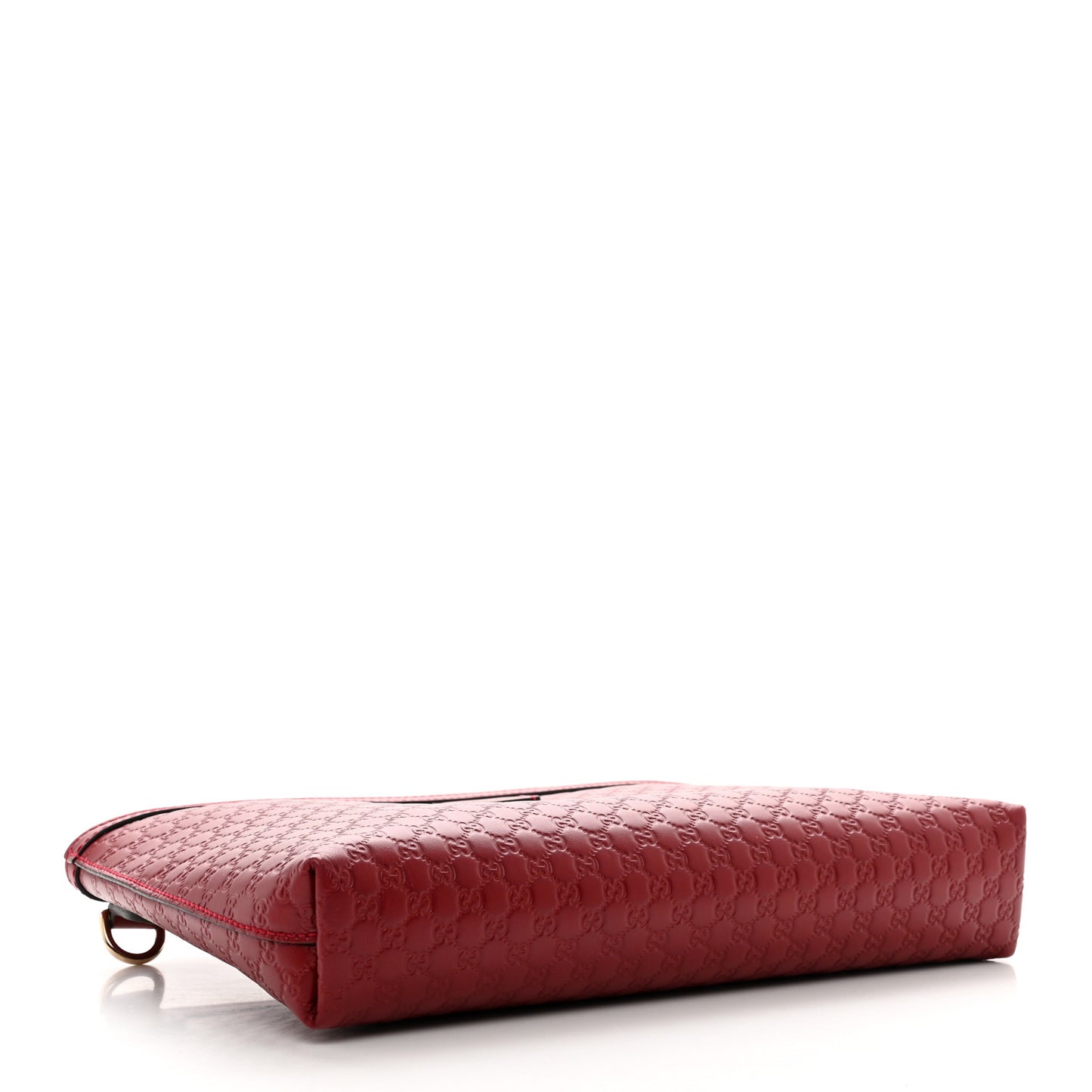 Microguccissima Flat Crossbody Red