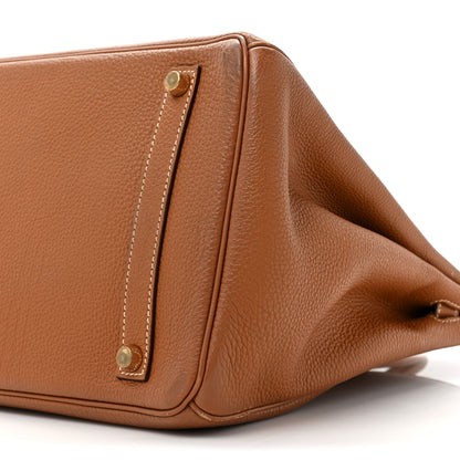 Hermes Togo Birkin 35 Gold 9 of 21