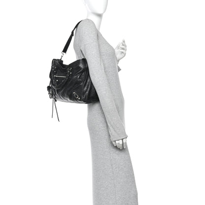 Balenciaga Agneau Classic Silver Hardware City Black 2 of 11