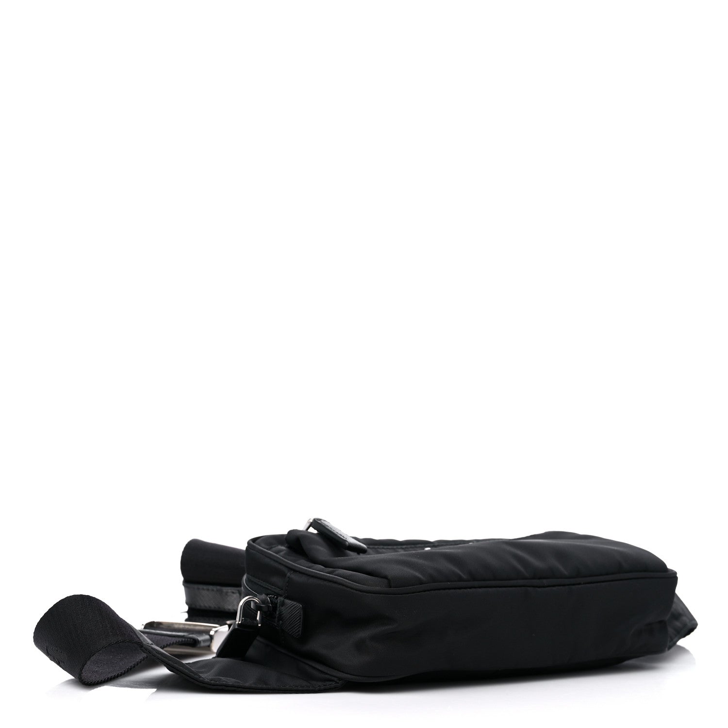 Prada Re-Nylon Saffiano Belt Bag Black 4 of 8