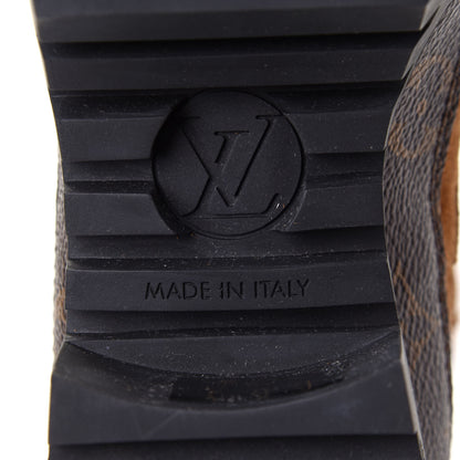 Louis Vuitton Suede Calfskin Monogram Laureate Platform Desert Boots 38 Cognac 17 of 22