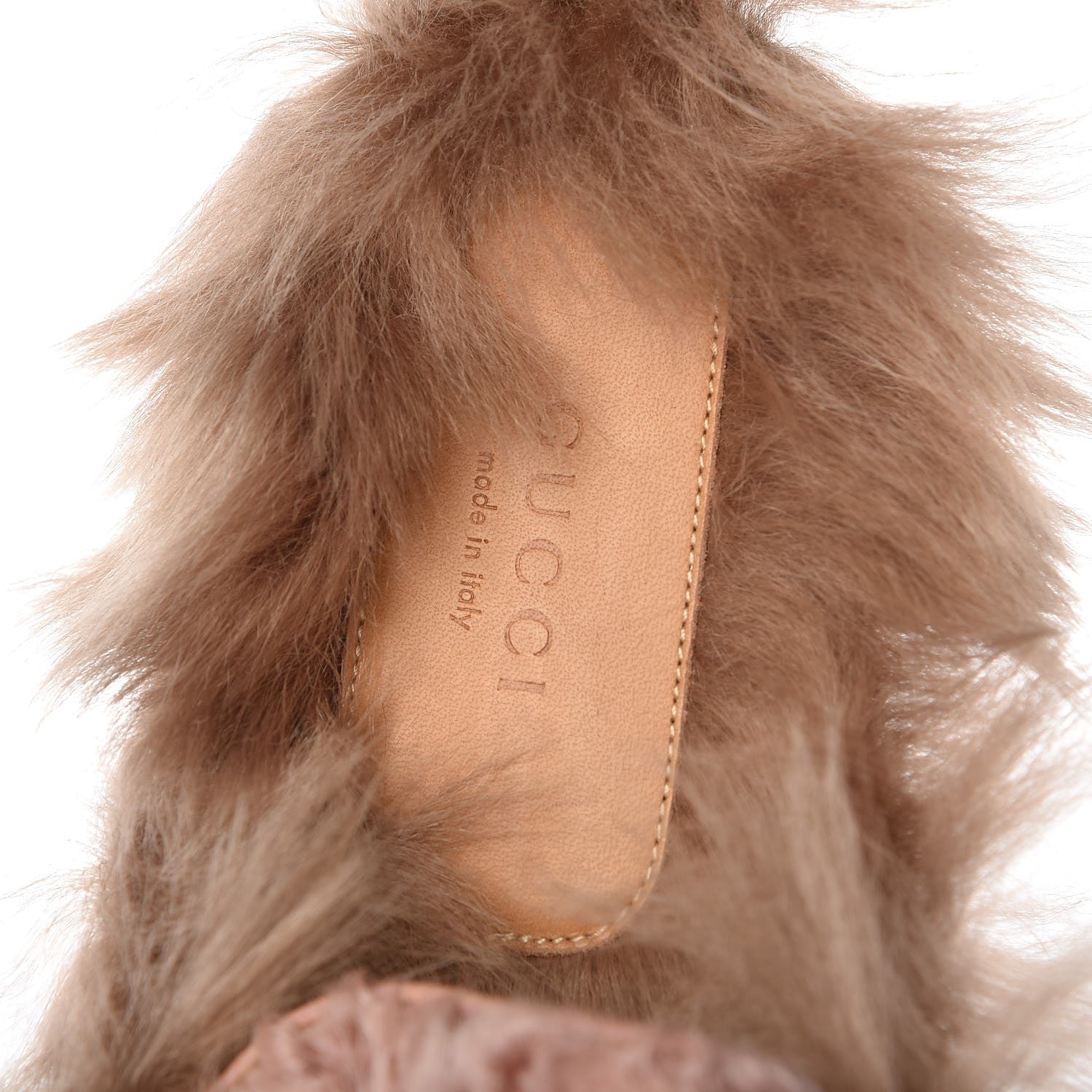 Gucci Shearling Princetown Slippers 40.5 Pink 7 of 8