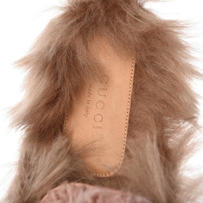 Gucci Shearling Princetown Slippers 40.5 Pink 7 of 8