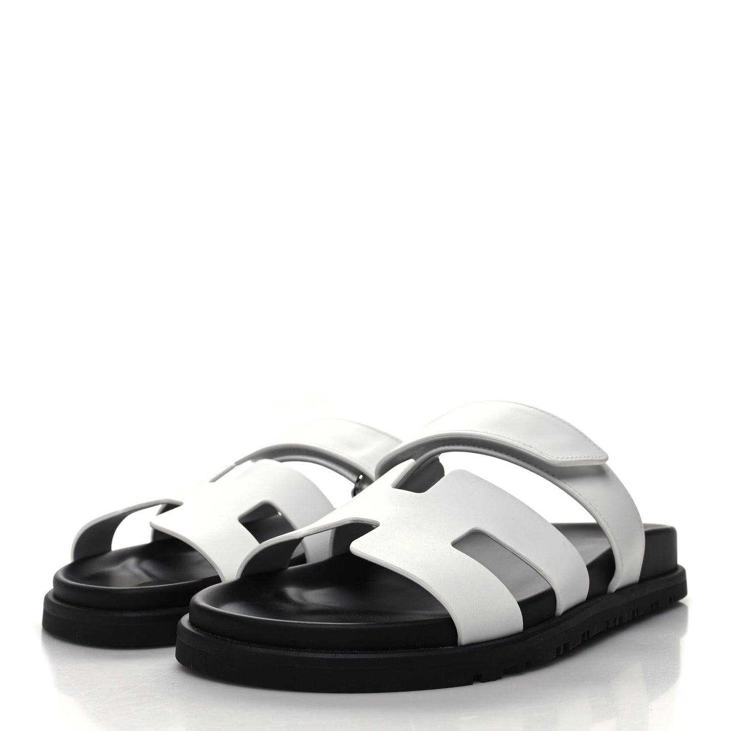 Calfskin Womens Chypre Sandals 37.5 White