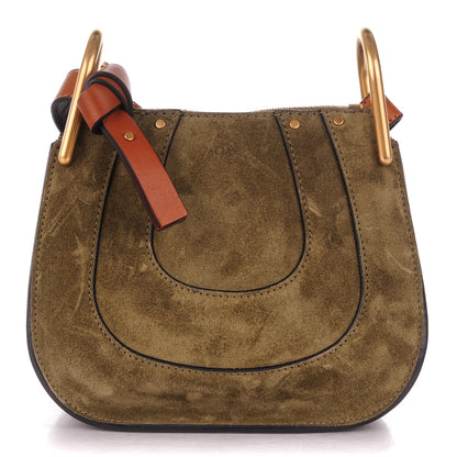Chloe Suede Calfskin Nano Hayley Hobo Eucalyptus 1 of 7