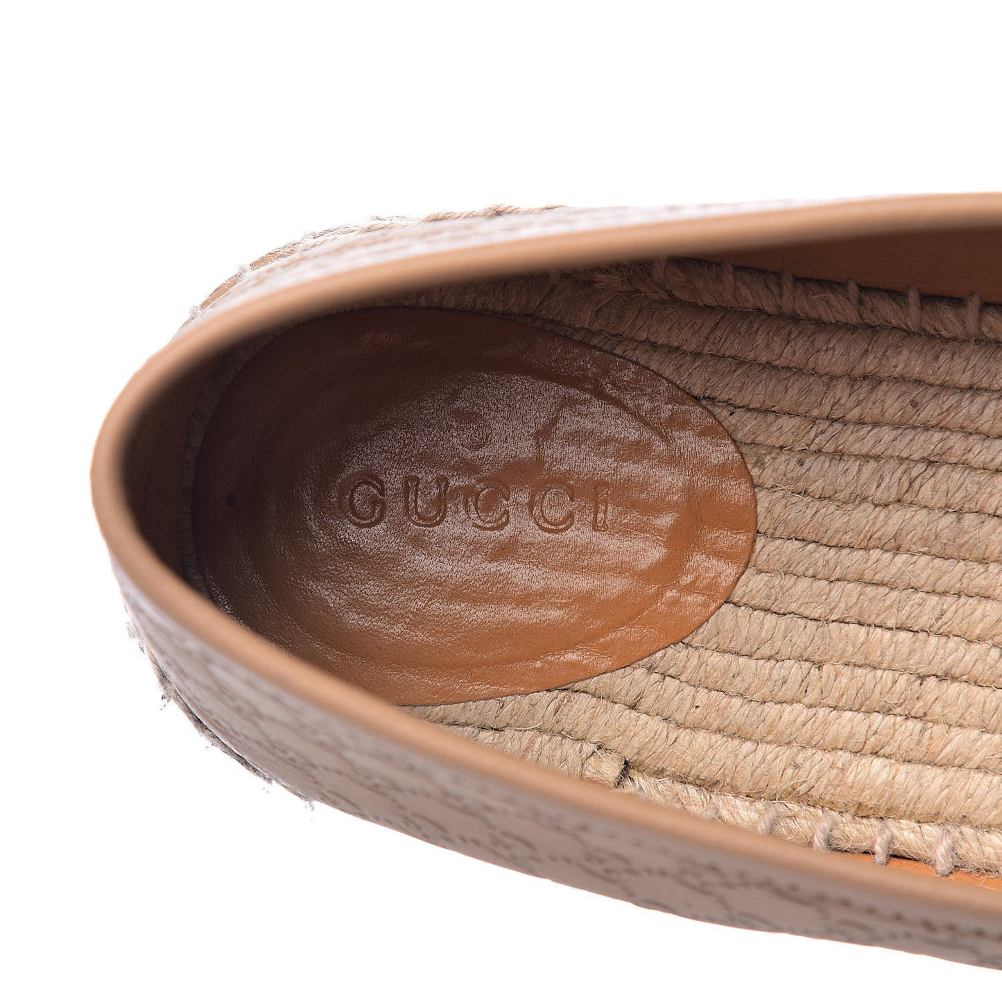 Guccissima Signature Espadrilles 40.5 Beige