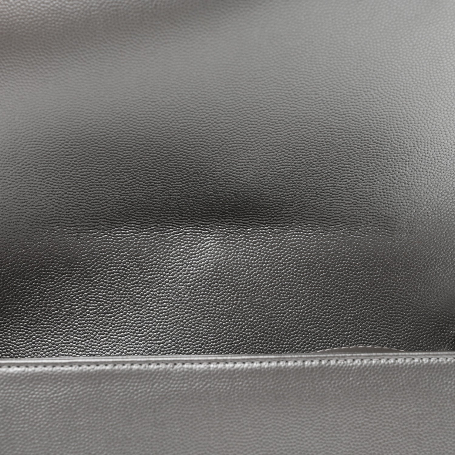 Chanel Metallic Caviar Quilted Medium Boy Flap Silver 11 of 11
