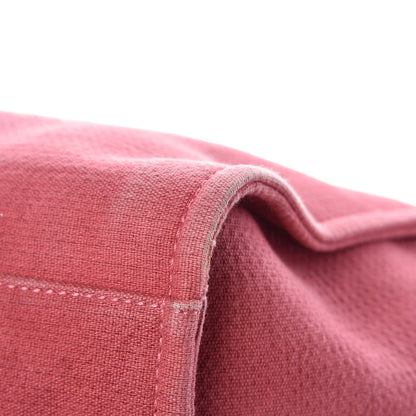 Chanel Canvas Large Deauville Tote Red 12 of 14