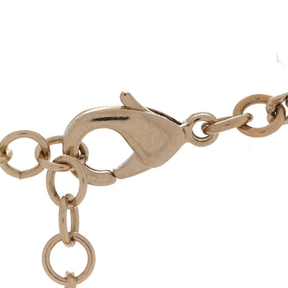 Chanel Pearl Crystal CC Teardrop Braided Necklace Gold 5 of 6