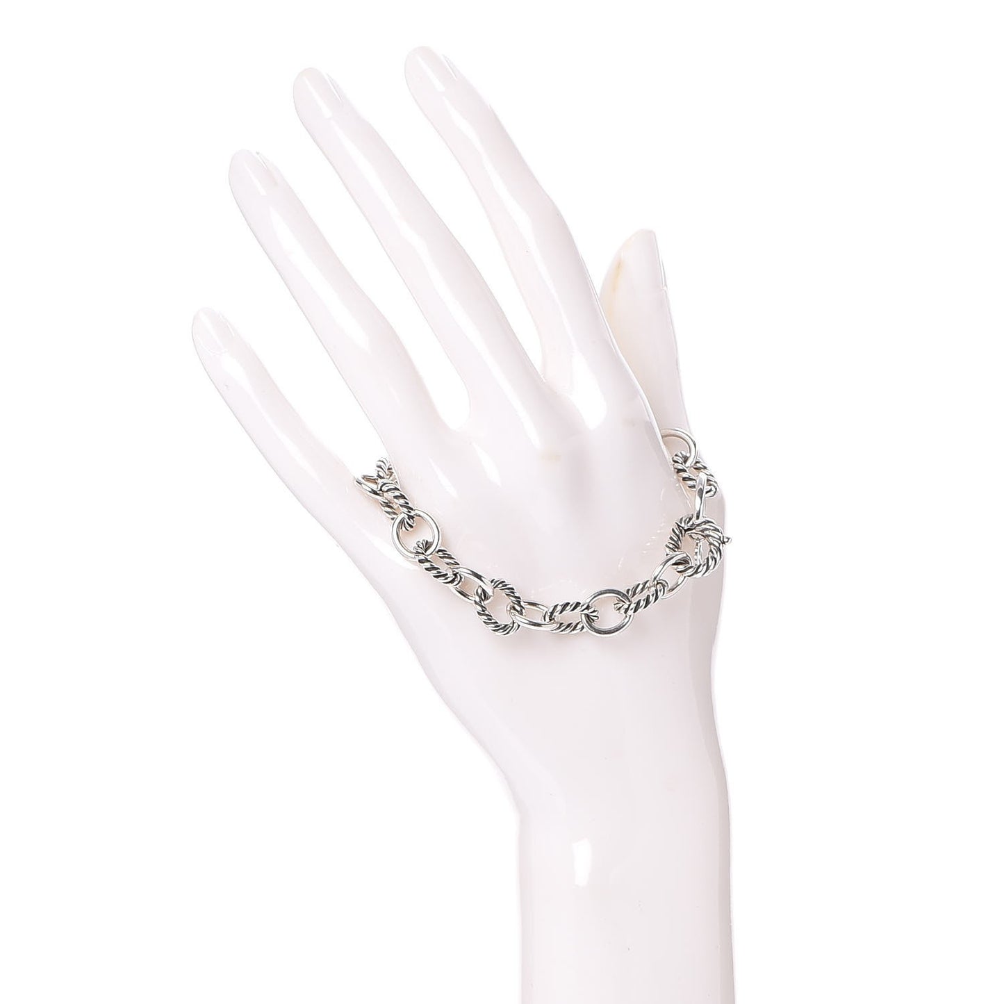 Sterling Silver 10mm Medium Oval Link Bracelet