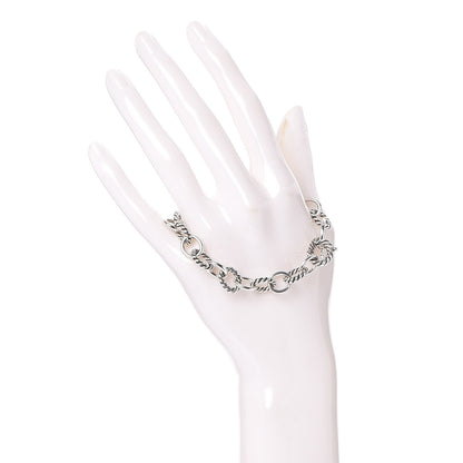 David Yurman Sterling Silver 10mm Medium Oval Link Bracelet 2 of 5