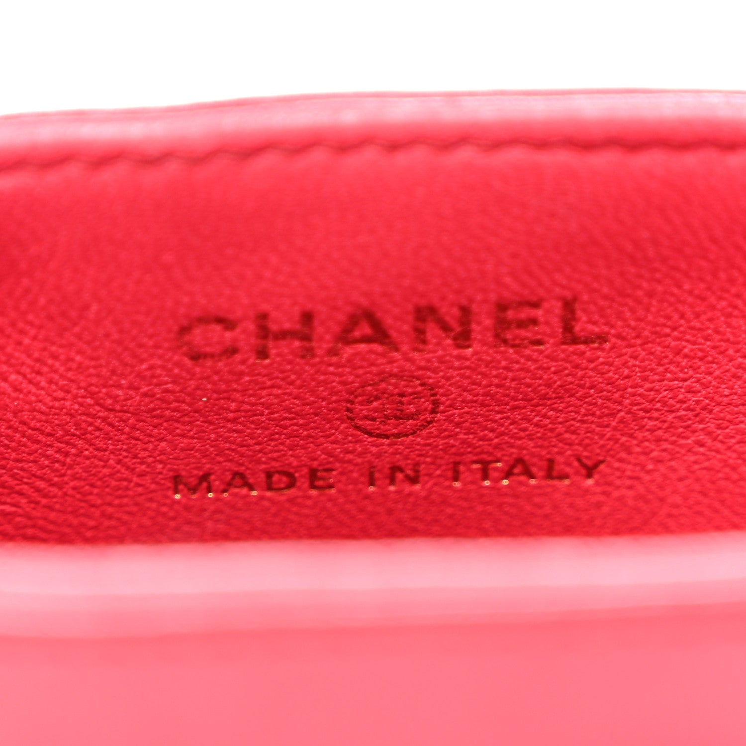 Chanel Lambskin Chain Around Phone Holder Red 6 of 10