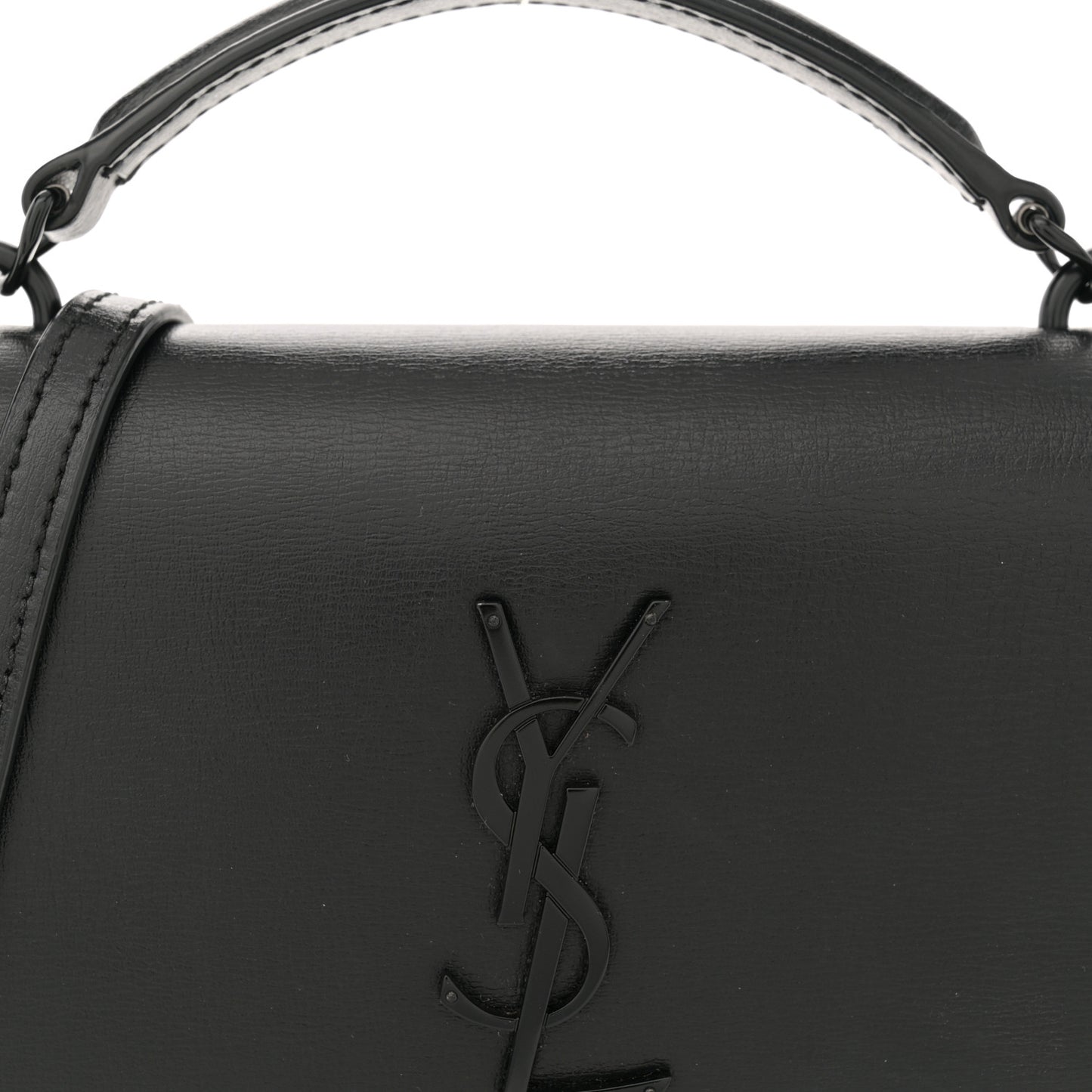 Calfskin Monogram Sunset Chain Wallet Black