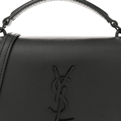 Saint Laurent Calfskin Monogram Sunset Chain Wallet Black 8 of 12
