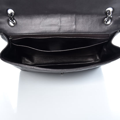 Chanel Lambskin Maxi Single Flap Flap Dark Grey 5 of 18