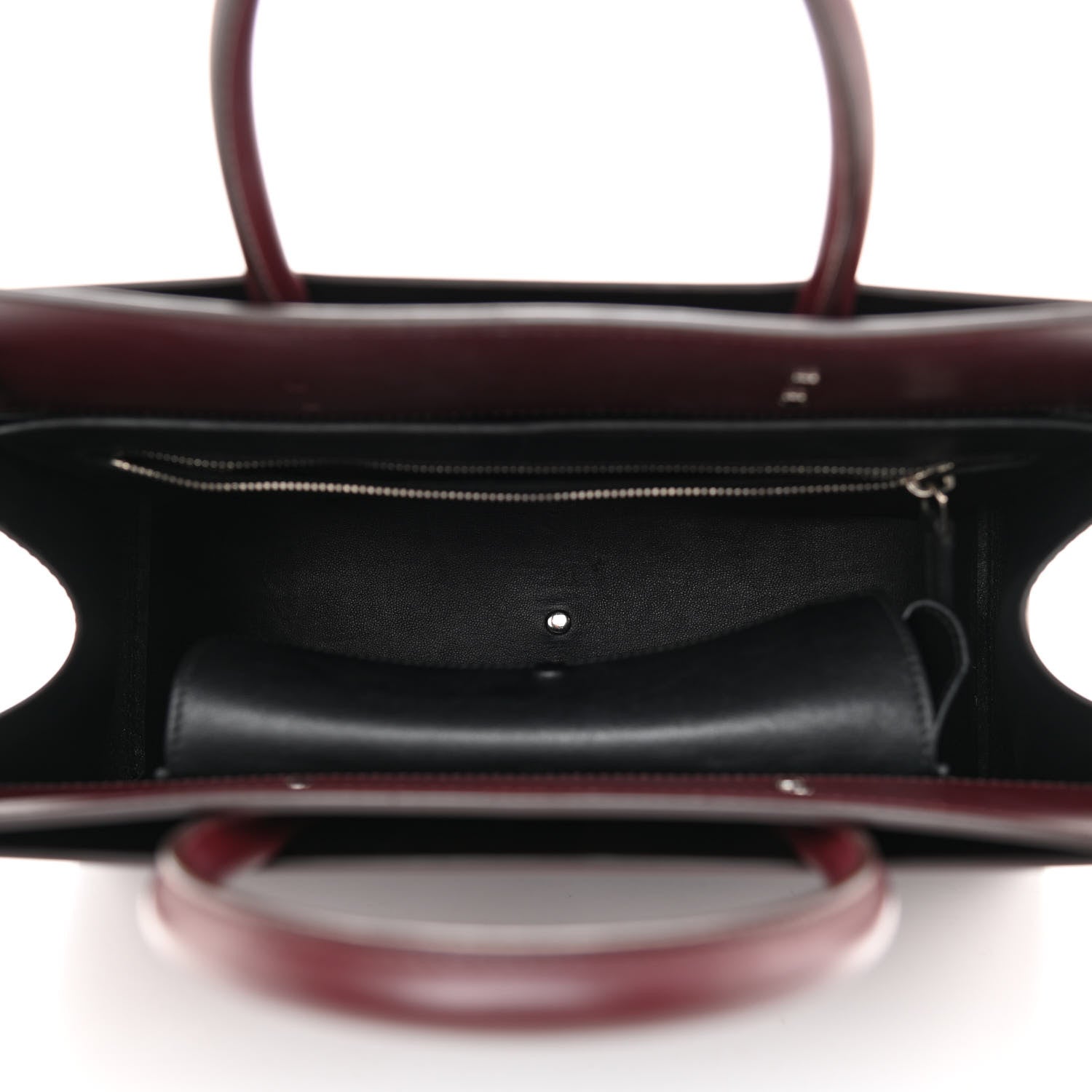 Givenchy Smooth Calfskin Medium Horizon Satchel Oxblood 5 of 9