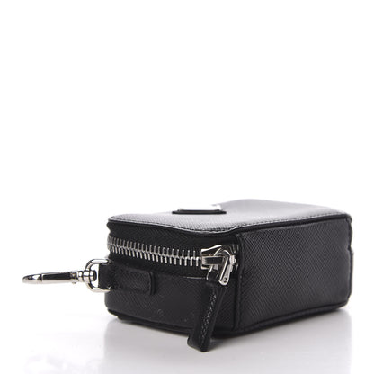 Prada Saffiano Cargo Pouch Black 3 of 6