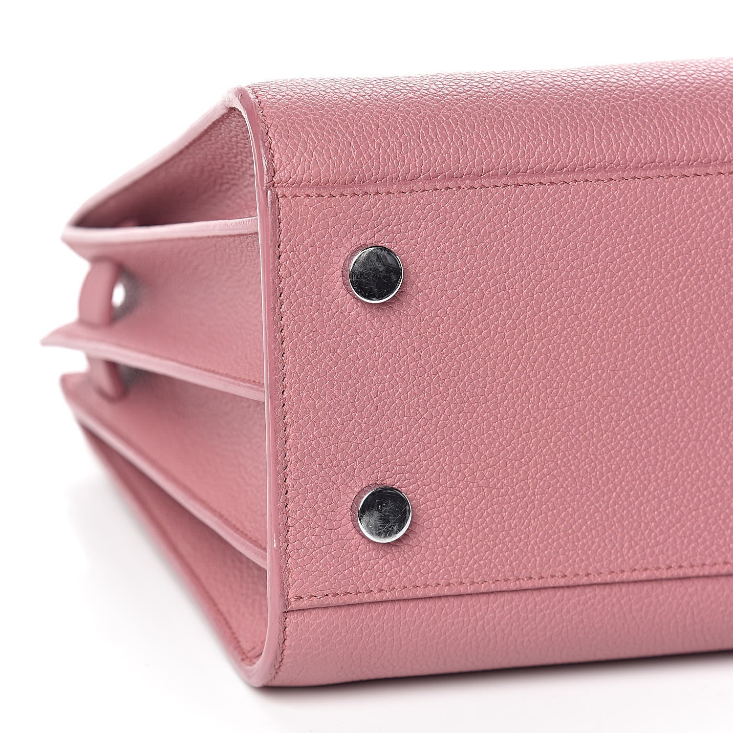 Saint Laurent Grained Calfskin Baby Sac De Jour Dark Rose 10 of 12
