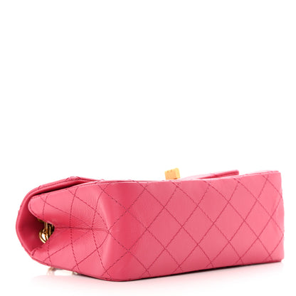 Chanel Aged Calfskin Quilted 2.55 Reissue Mini Flap Pink 4 of 12