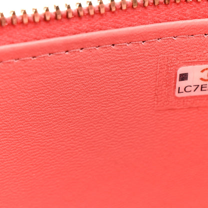 Chanel Lambskin Quilted Small Charming Top Handle Vanity Case With Chain Pink 8 of 14