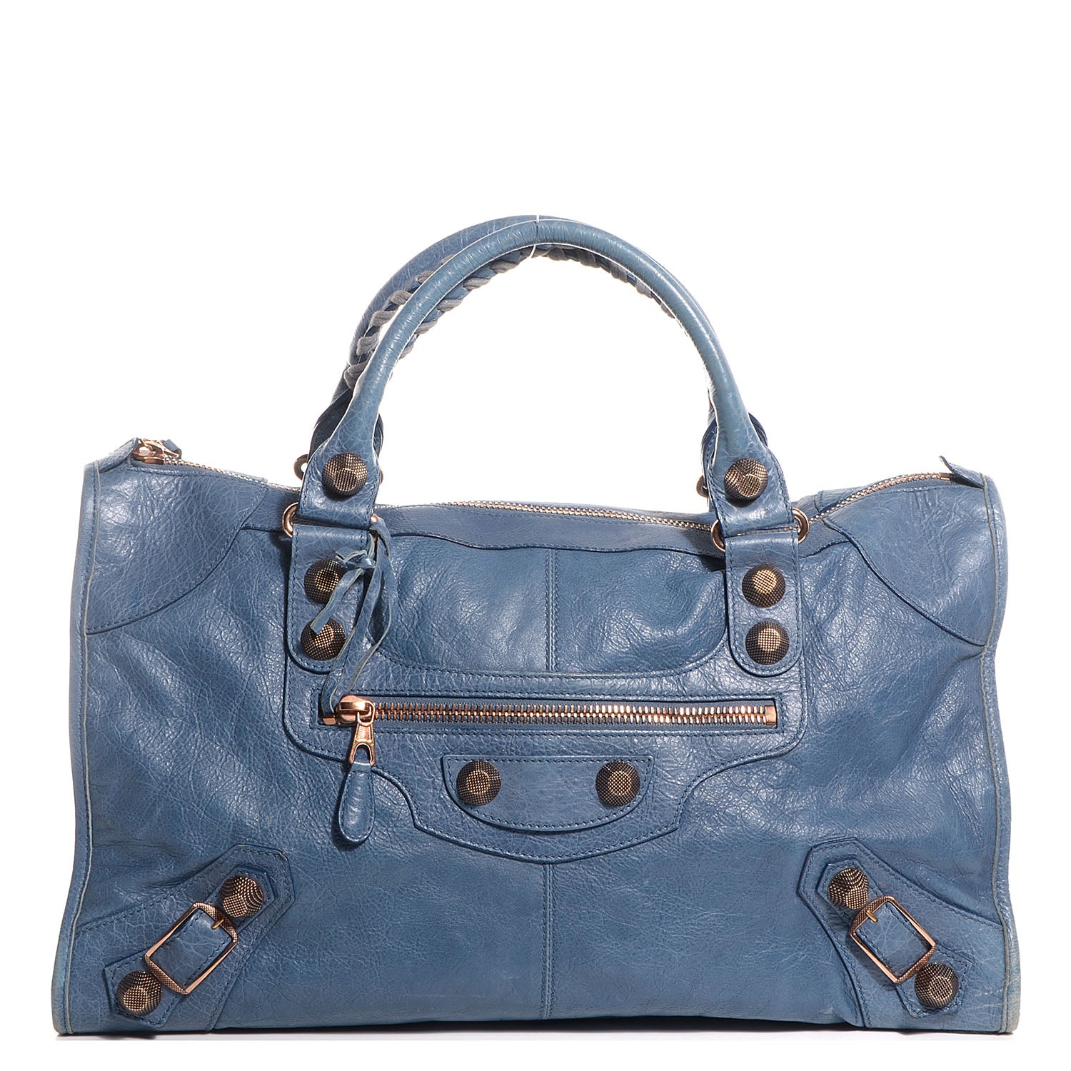 Balenciaga Agneau Giant 21 Rose Gold Hardware Work Atlantique 1 of 11
