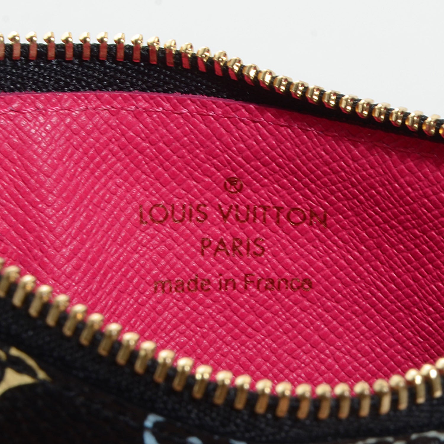 Louis Vuitton Monogram Multicolor Key Pouch Black Grenade 6 of 7