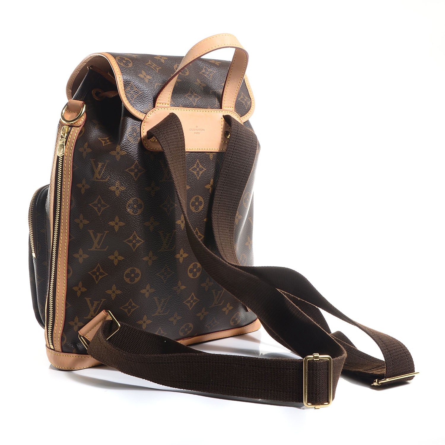 authentic louis vuitton bosphore backpack Sac A Dos Monogram Bag Exterior Front stained with Water Mark Louis Vuitton Bosphore BackPack