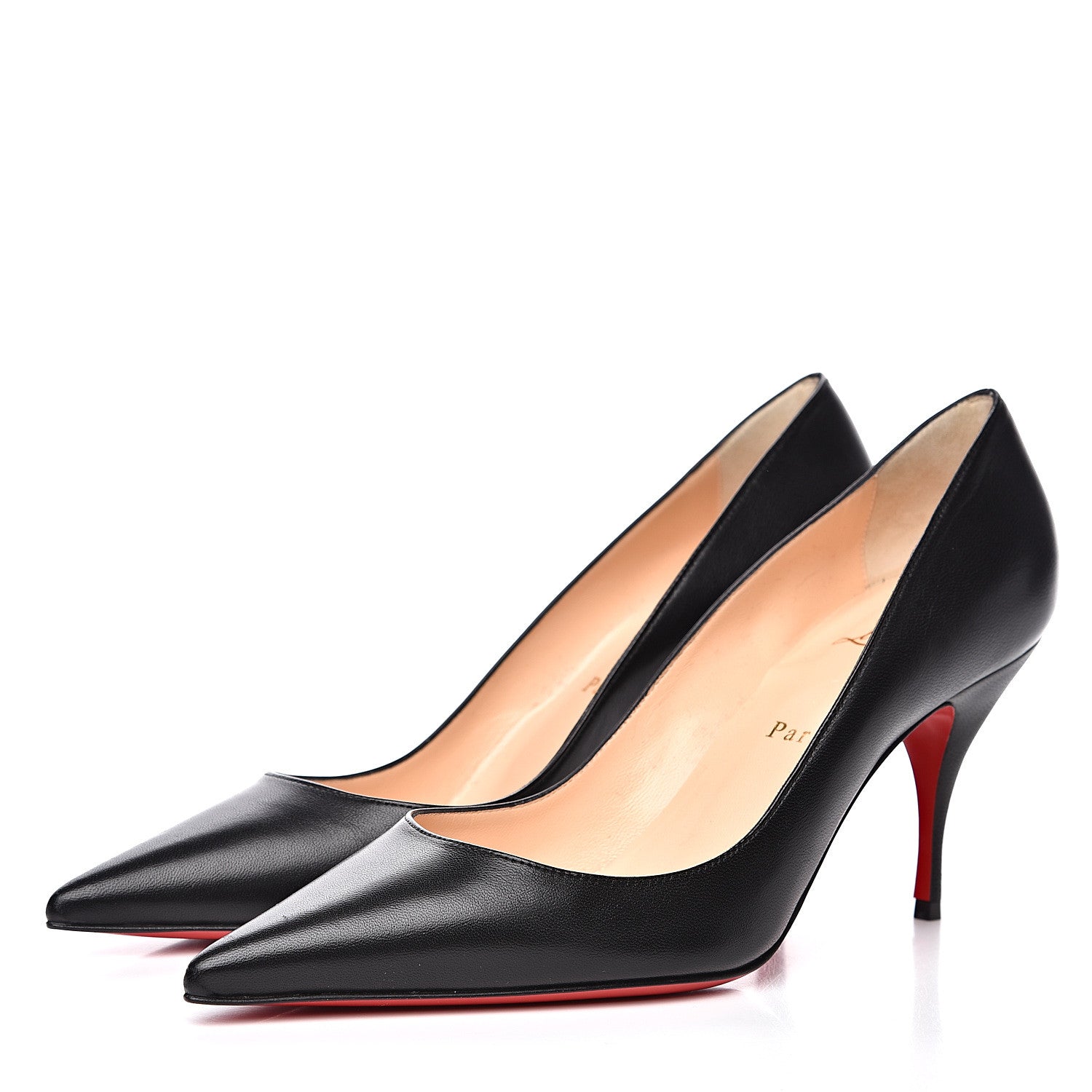 Christian Louboutin Nappa Clare 80 Pumps 38 Black 3 of 9