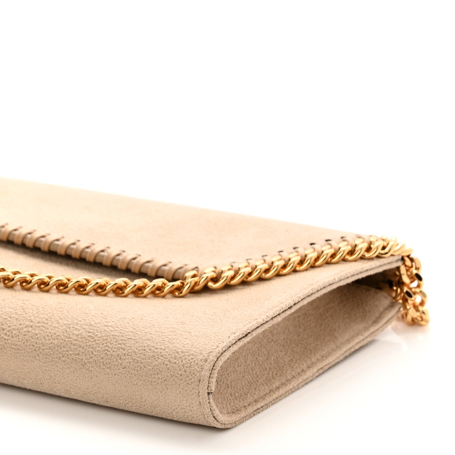 Stella McCartney Shaggy Deer Mini Falabella Crossbody Bag Beige 9 of 9