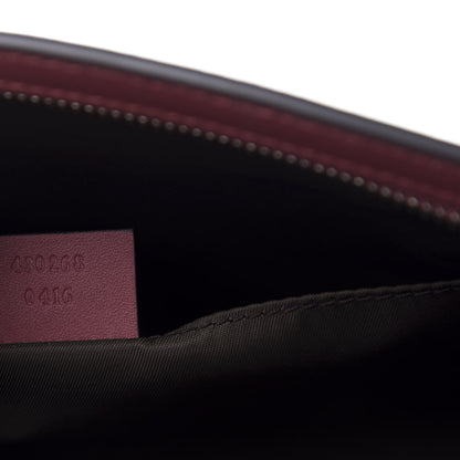 Gucci GG Supreme Monogram Blooms Large Cosmetic Case Beige Multicolor Dry Rose 7 of 8