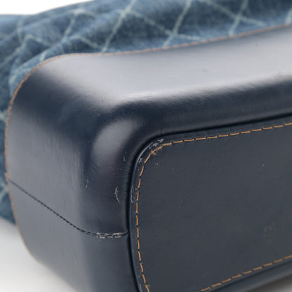 Chanel Denim Calfskin Medium Gabrielle Hobo Blue 9 of 16
