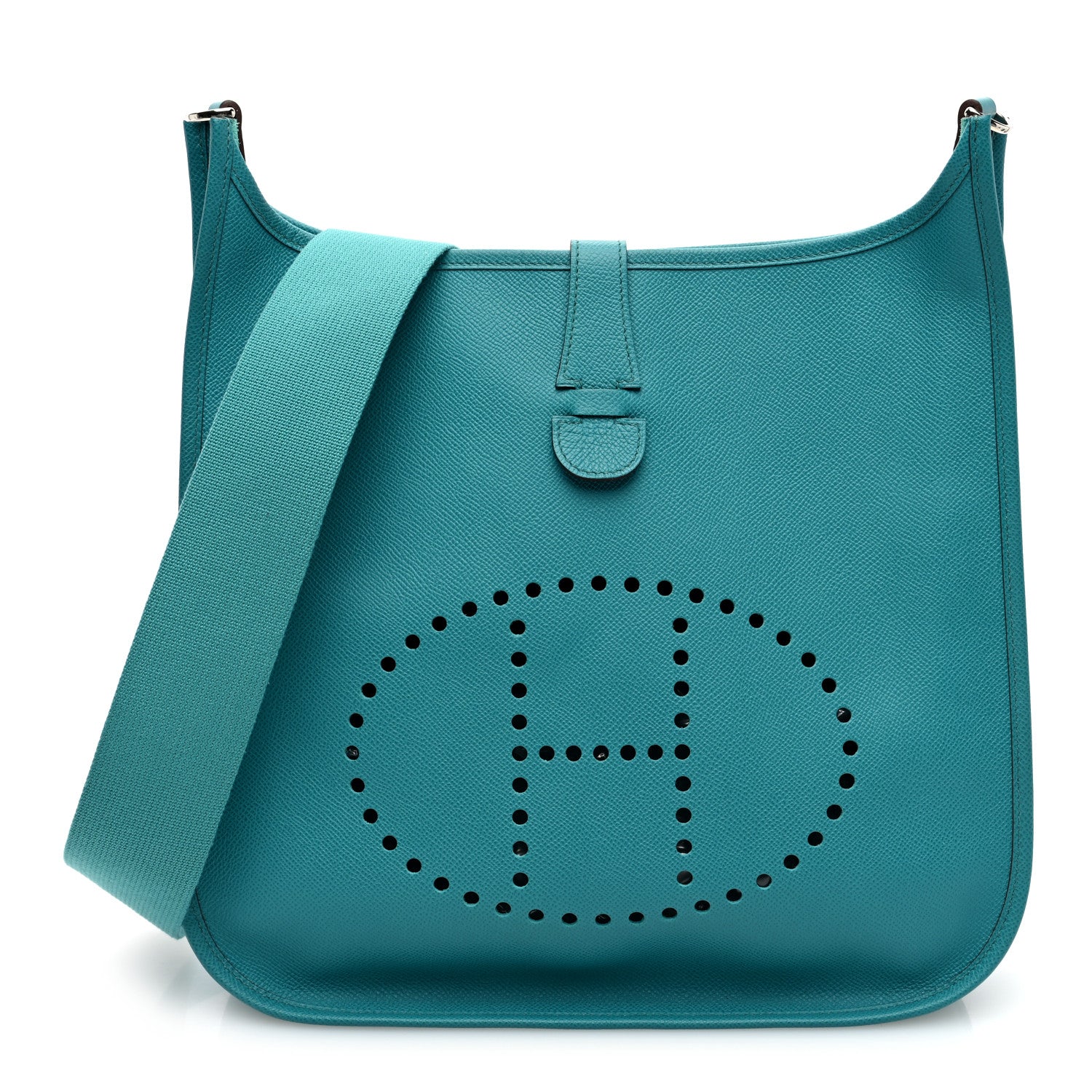 Hermes Epsom Evelyne GM Bleu Paon 1 of 10