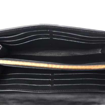Louis Vuitton Calfskin Love Lock New Wave Long Wallet Black 5 of 10