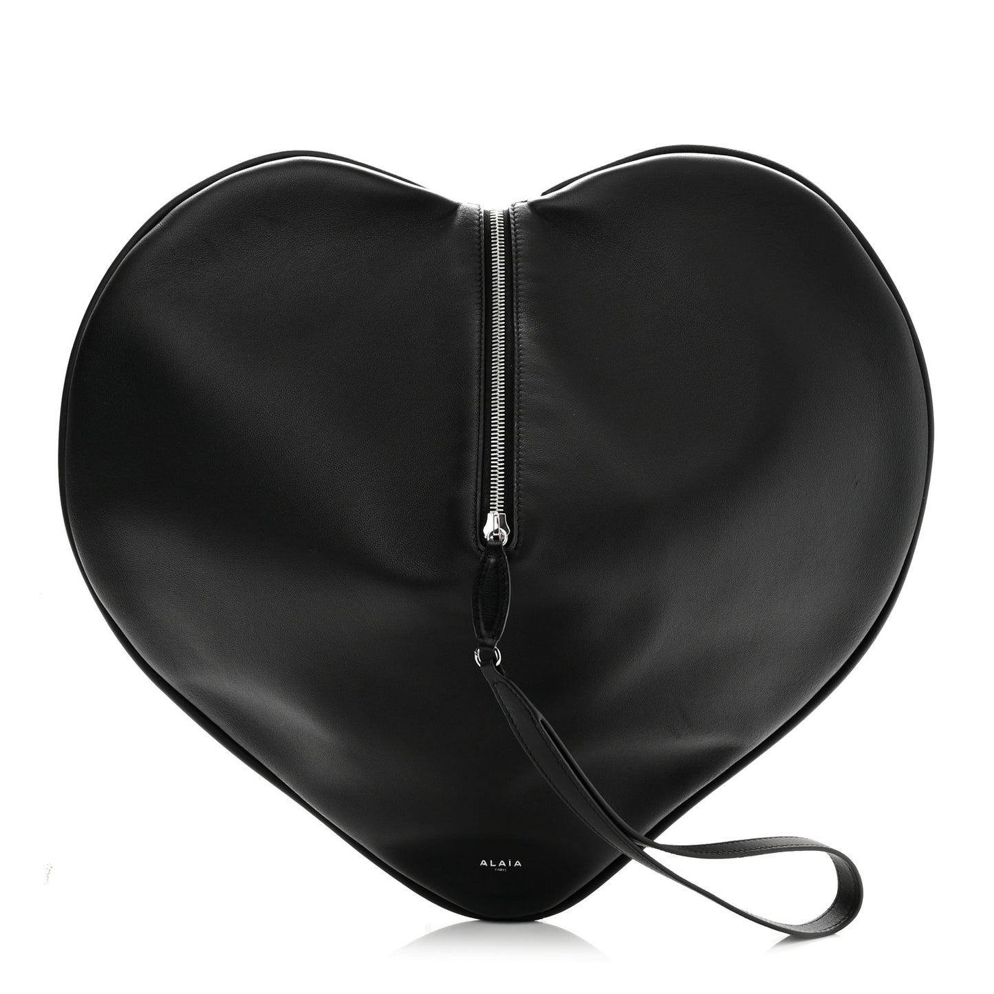 Lambskin Le Coeur Soft Clutch Black
