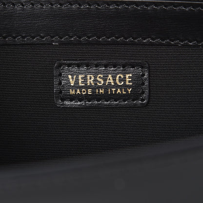 Versace Vitello Tribute Chain Wallet Black 6 of 8