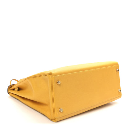 Hermes Courchevel Kelly Retourne 35 Jaune 4 of 10