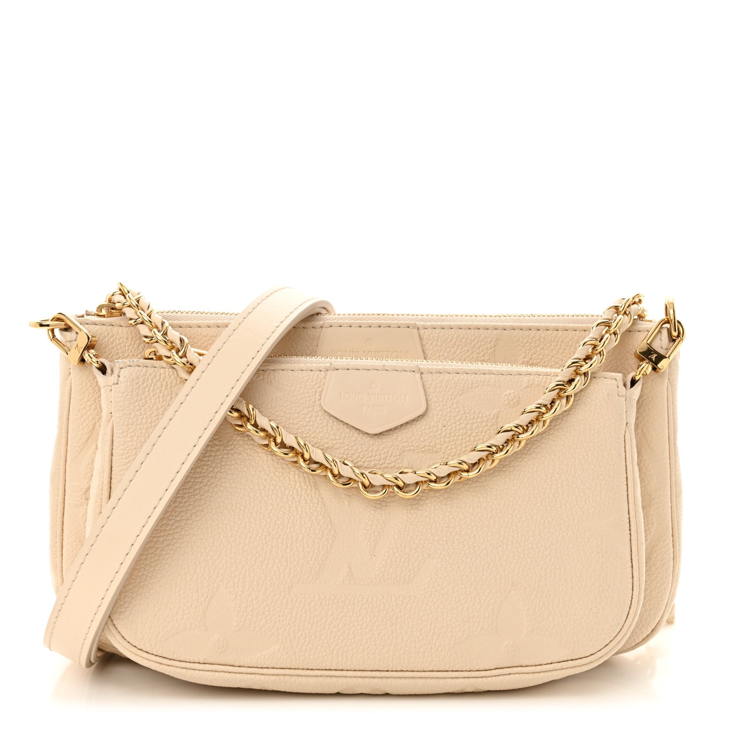 Louis Vuitton Empreinte Monogram Giant Multi Pochette Accessories Cream 1 of 11