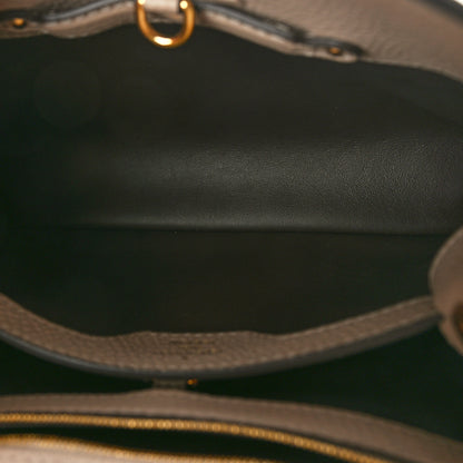 Louis Vuitton Taurillon Capucines BB Galet 5 of 9